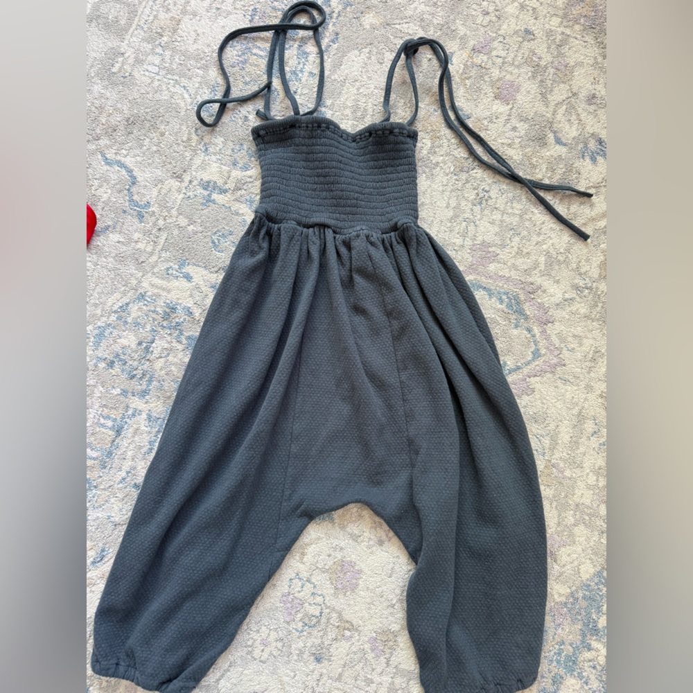 Stylish dark blue Jumpsuit with Straps